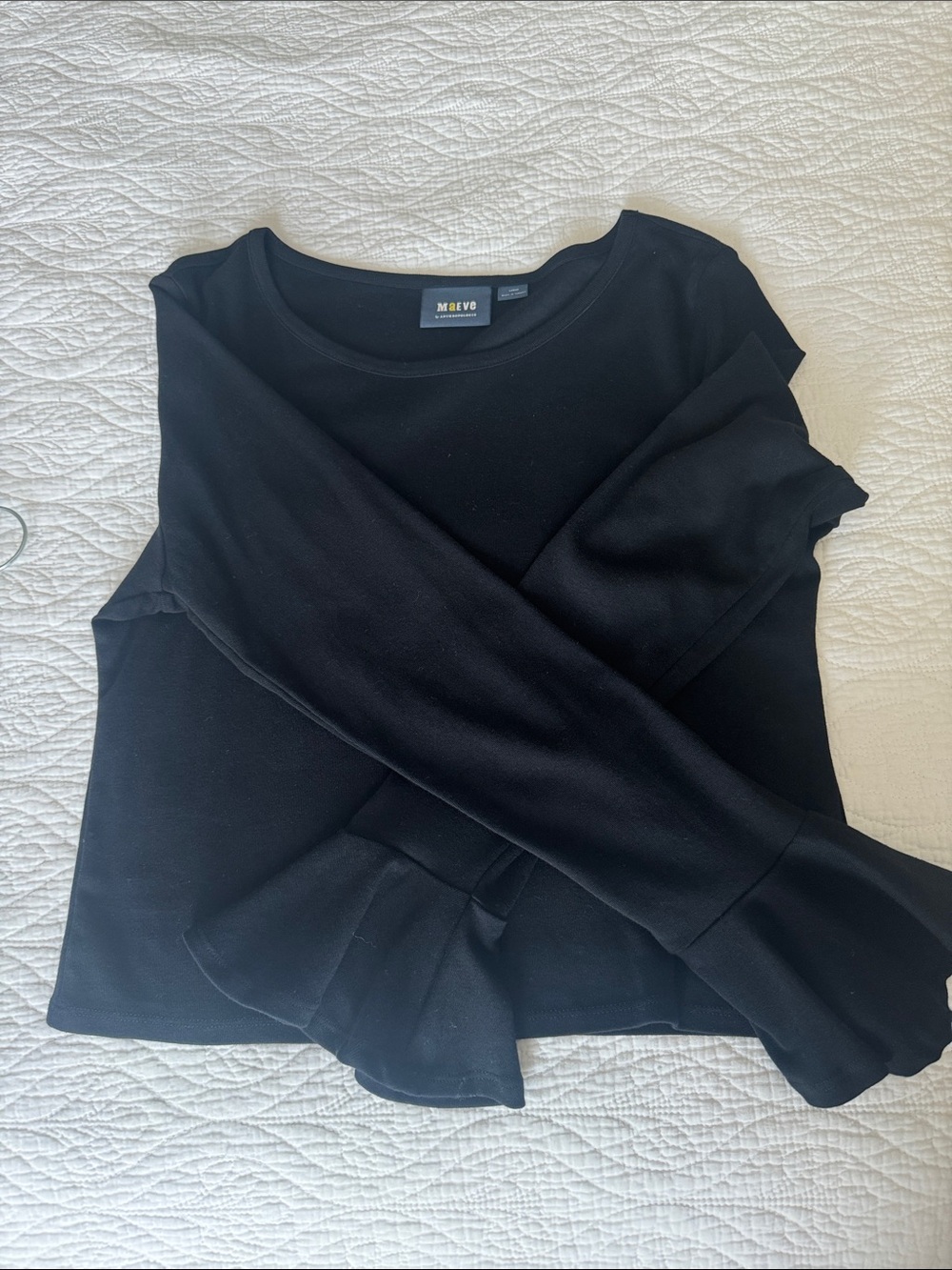 Maeve long bell sleeve top